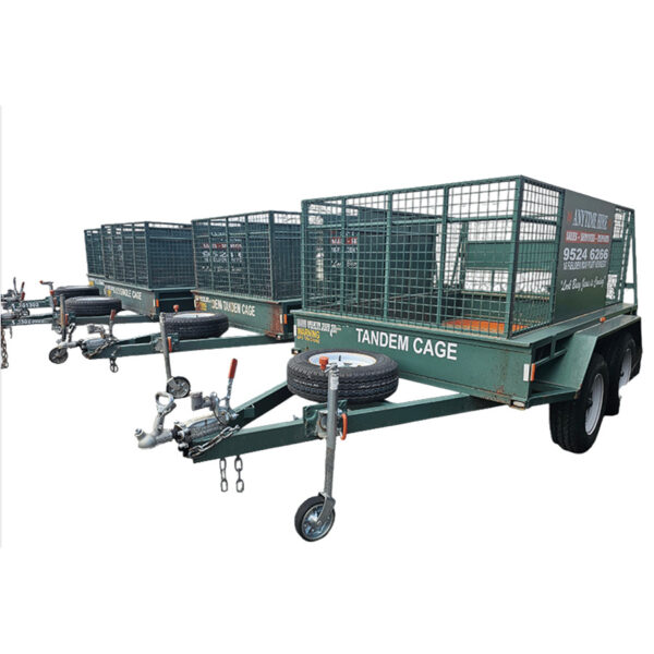 7x4 Caged Trailers - Anytime Hire